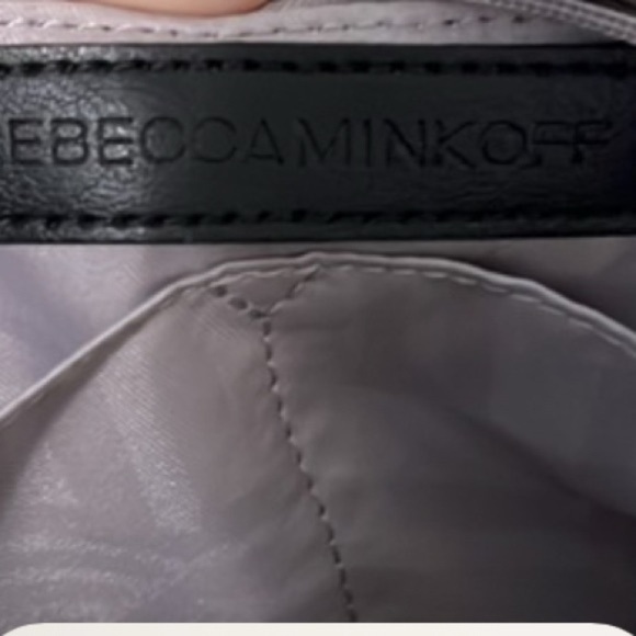 Rebecca Minkoff Medium Keith Leather  & Suede Satchel Grey - Picture 8 of 8